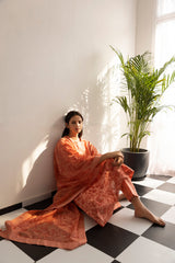 Elegant chanderi kurta set