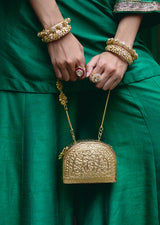 Mehraab zardozi Emerald green sharara set