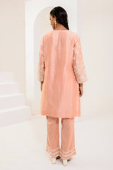 Sophisticated moonga silk kurta set