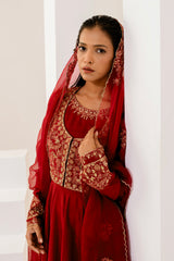 Anarkali in Luxurious Chanderi silk