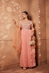 Blossom Pink Sitara Anarkali