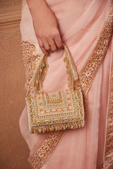 Blossom Pink Sitara Printed Saree