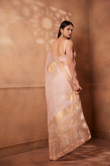 Blossom Pink Sitara Printed Saree