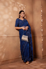 Odette Blue Sitara saree