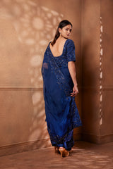 Odette Blue Sitara saree