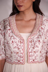 Ivory Dress with short jacket