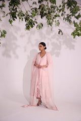 Afreen embroidered angrakha set