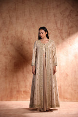 Shahana Long jacket with georgette blouse and skirt