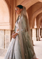 Mehraab Ice Blue Lehenga Set