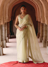 Mehraab Pastel Mink Saree set