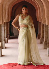 Mehraab Pastel Mink Saree set