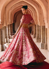 Mehraab Dusty Rust Lehenga Set