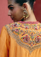 Mehraab Zardozi Burnt orange Sharara set