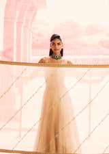 Mehraab Metallic Gold Lehenga Set