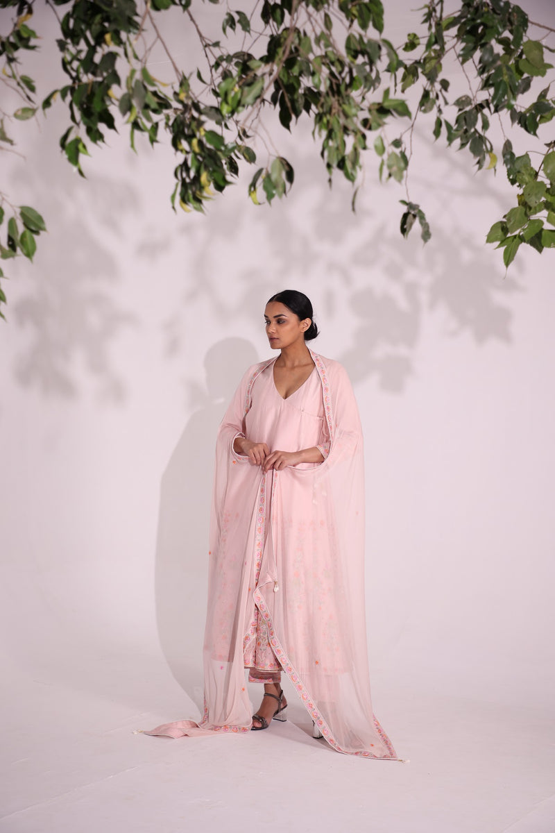 Afreen embroidered angrakha set